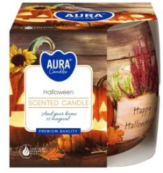 AURA Lumanare Parfumata in Pahar Imprimat, Halloween, Timp de Ardere 20 Ore, Aura (LCA-SN71S-466)