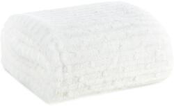 Eurofirany LISA D91 takaró domborműves csíkos mintával 130 x 170 cm Eurofirany fehér (452792)