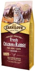 CARNILOVE Fresh Adult Cat Gourmand csirke- és nyúlhússal (2 x 6 kg) 12kg