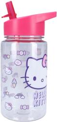 Hello Kitty Vizes palack, műanyag, átlátszó, űrtartalom 450 ml, Drink Up, Hello Kitty (230-00580)