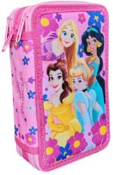 Disney Princess 3 rekeszes tolltartó, felszerelt, 45 darabos, többszínű, Hercegnő, Disney (FML762864)