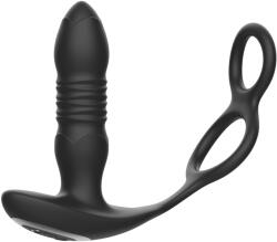 SESSO Stimulator prostata Thrusting Negru Vibrator