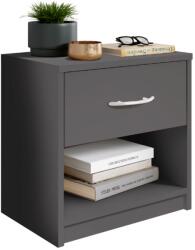 Ateir PEPE éjjeliszekrény grafit színben