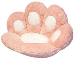 Flippy Dekoratív párna, Flippy, Macskamancs minta, a Plustól, székhez/kanapéhoz/padlóhoz, 80 x 70 cm, rózsaszín (133449)