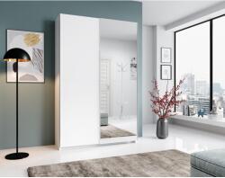 Ateir Fast Fehér Tükrös Gardróbszekrény - sprintbutor