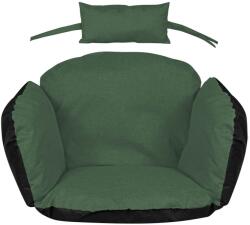 AIO Factory Dekoratív párna szett függőszékhez és fejtámlához, AIO Factory, poliészter, vízálló, 112x113cm, zöld (FOTEL112ZIE)