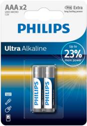 Philips LR03E2B/10 Ultra alkáli AAA 2 buborékfólia (LR03E2B/10)