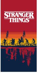 Jerry Fabrics Prosop pentru copii roșu din bumbac 70x140 cm Stranger Things - Jerry Fabrics Prosop