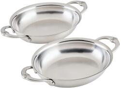 Hestan Culinary Tigaie pentru prăjire PREVIZOARE 17 x 14 cm, set de 2 buc, argintiu, oțel inoxidabil, Hestan (HEST71053)