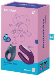 Satisfyer Partner Box 2. péniszgyűrű és párvibrátor szett - ovszer-vasarlas