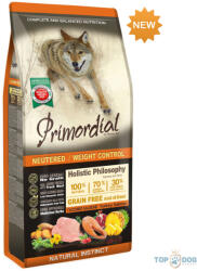 Primordial Grain Free Adult Neutered/Weight Control Turkey&Salmon 12kg