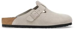 Birkenstock papucs velúrból Boston Varsity - szürke Női 38