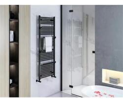AREZZO design design Smart egyenes törölközőszárítós radiátor 55x151x16 cm, matt fekete (ARE-AR-SM15055A)