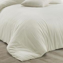 Nazenin Home® Cearceaf pilota bumbac satinat 200x220cm, Nazenin Home, Line Crem