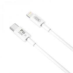 XO Cablu USB type C la Lightning 20W 1m Alb, XO NB-Q189A (XO-NB-Q189A)