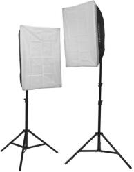 CARUBA LED 50x70cm Softbox Szett E27 LED Izzóval All in 1 Light Set (SLS 1)
