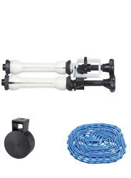 KASLAN 4-roller 2in1 manuális háttértartó és világító állvány rendszer (H-22-4)