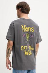 Vans pamut póló - szürke L - answear - 16 490 Ft