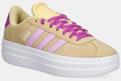 adidas gyerek velúr sportcipő VL COURT BOLD - sárga 36