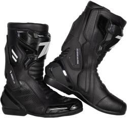 Seventy Degrees Ghete motociclete Seventy Degrees SD-BR26 Alpha negru-alb (SDBR26ALPHABLWH)