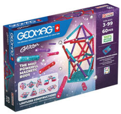 Geomag Glitter Recycled 60 buc (536) Jucarii de constructii magnetice