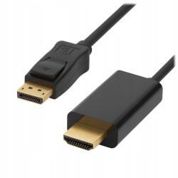 BLOW Dislayport Kábel Display Port- Hdmi 2M Fekete 3D Monitorhoz (92-061#)