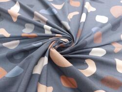 Anmartex Kötött melegítőnadrág, 250g, pamut/elasztán, digitális nyomtatás (LAB)