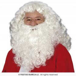Guirca Fehér Mikulás paróka szakállal, Mikulás szett (GA48049)