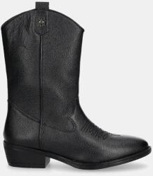 Tommy Hilfiger gyerek bőr cowboy csizma - fekete 39