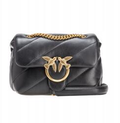 PINKO Bőr Kézitáska Love Mini Puff, fekete (100039 A0F2)