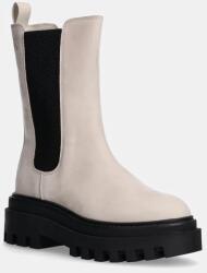 Calvin Klein Jeans nubuk chelsea csizma FLATFORM CHELSEA BOOT MG NB - bézs Női 38