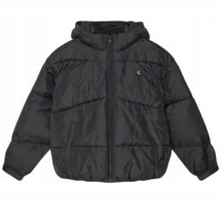 Calvin Klein Jeans Ifjúsági Kapucnis Pehelykabát, fekete, Size 176