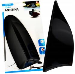 CGAuto Autós Fm Antenna Shark Fekete Cápa Uszony Univerzális Autóhoz (AK322A)