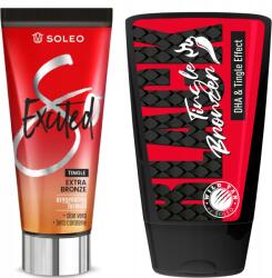 Soleo Excited + Wild Tan, bronzosító, tingle hatás, 125ml