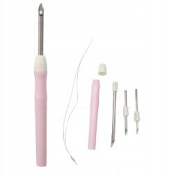  Szövőtű hímző eszköz, hurkapálca hímző készlet, 2/3, 5/5mm, műanyag, rozsdamentes acél (GKJKLDDFA)