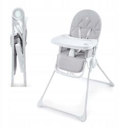 KinderKraft Összecsukható etetőszék, Kompakt Binci, világosszürke (KHBINC00LGR0000)