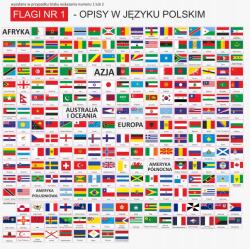  Matricák Világ országainak zászlói, 249db