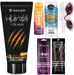 Soleo Hunter bronzer férfiaknak, 150ml, gyors hatás, nem hagy csíkokat, wild forest illat
