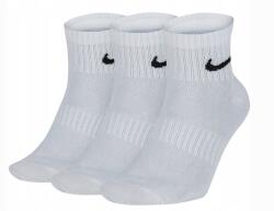 Nike Zokni SX7677-100, Size 34-38, 3 pár, fehér, 65% pamut, 33% poliészter (SX7677-100)