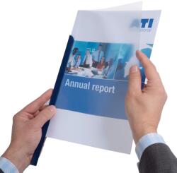 Durable Szorítócsipesz, A4, 3mm, kék, 100db (290006)