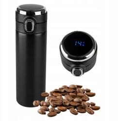 Altom Design Thermo bögre, 420ml, kijelzővel, fekete, rozsdamentes acél (5904252347454)