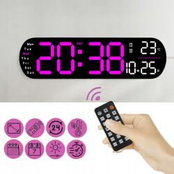  Digitális Hd Falióra, ébresztőóra, RGB, nagy kijelző, távirányító (DianZiShiZhong-5505_3202502)