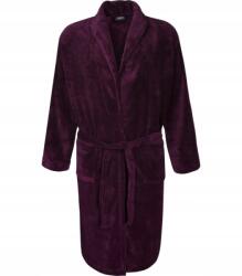 KAM Férfi fürdőköpeny, bordó, Size 2XL, 100% poliészter, kellemes tapintású (PJ068A)