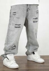  I8 Denim Baggy nadrág, light grey, pamut, elasztán (5907097659072)