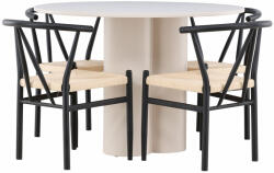  Étkezőgarnitúra Dallas 4688 (Fekete + Bézs)