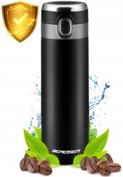 Berdsen vákuum termosz, 450ml, fekete, hőmérővel (378600)