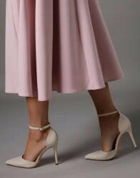 Coast Krémszínű Magassarkú Cipő, Size 39, öko bőr, bézs színű (BCC11097)