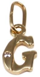 Ékszershop Köves G betű arany medál (1315517)