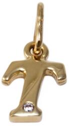 Ékszershop Köves T betű arany medál (1315505)