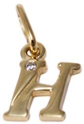 Ékszershop Köves H betű arany medál (1315516)